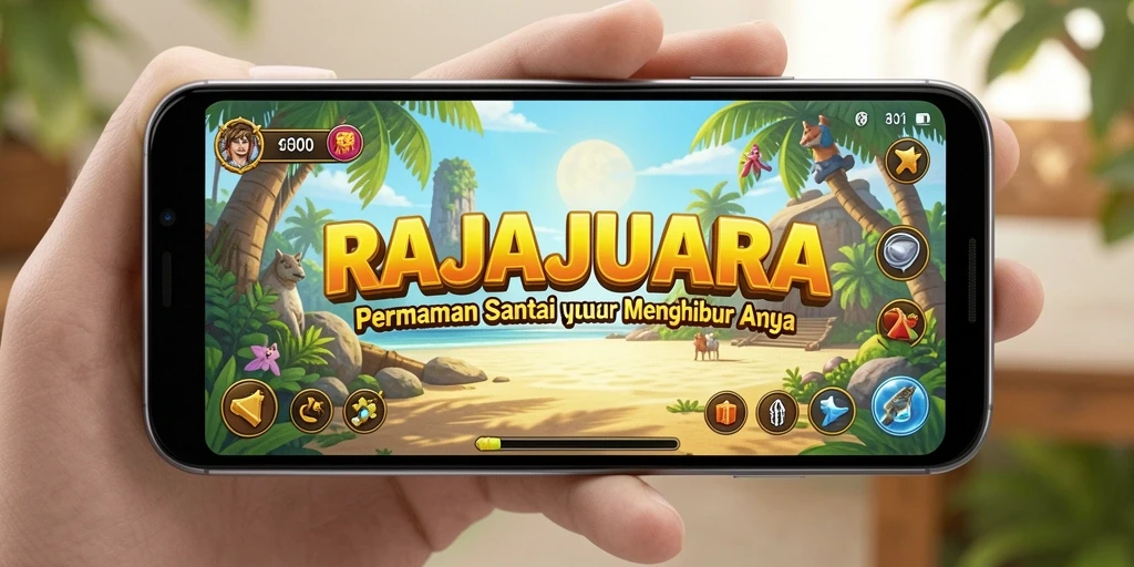 Screenshot utama RAJAJUARA menampilkan gameplay seru dengan karakter-colorfull.