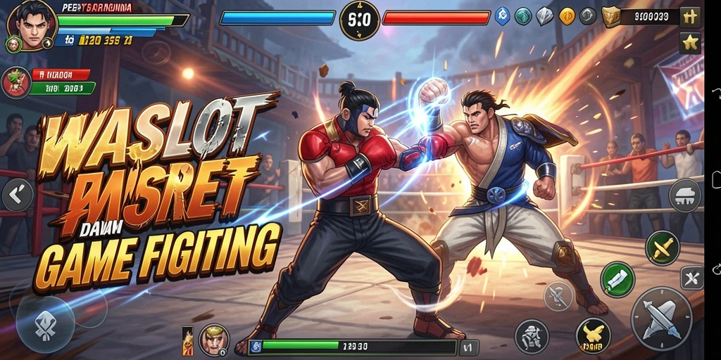 Tampilan gameplay dari WASLOT dengan pertarungan yang mendebarkan.